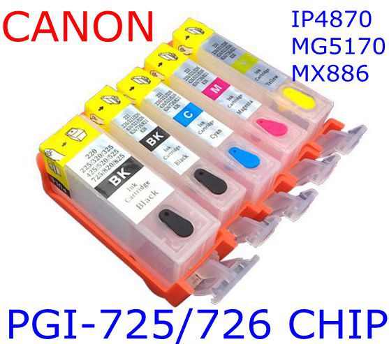 Đổ mực máy in màu canon IP4870