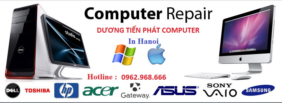 Sửa máy tính tại Khương Mai