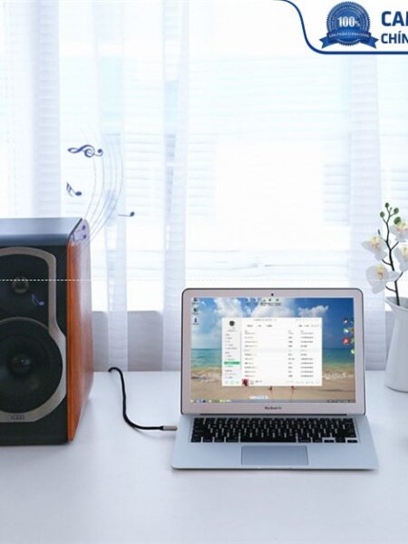 Cáp âm thanh Audio 3.5mm to 6.5mm dài 1,5m chính hãng Ugreen 40803 cao cấp