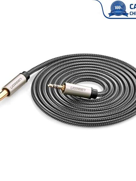 Cáp âm thanh Audio 3.5mm to 6.5mm dài 1,5m chính hãng Ugreen 40803 cao cấp