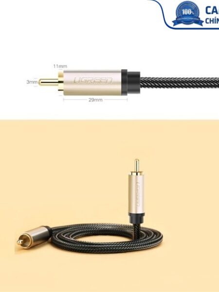 Cáp âm thanh số Coaxial 10m chính hãng Ugreen 20742 cao cấp