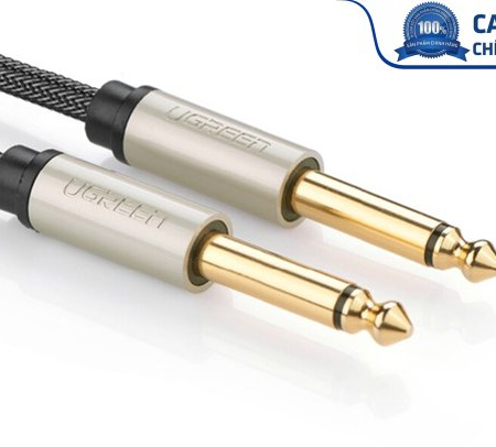 Cáp Audio 6.5mm dài 2m Ugreen 10638 mạ vàng cao cấp
