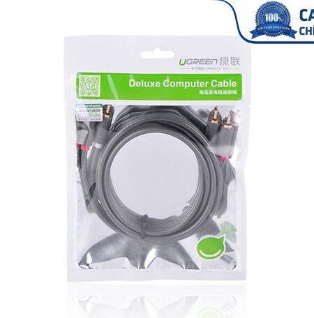 Cáp AV hoa sen 2 đầu RCA dài 3m chính hãng Ugreen 10519 Cao cấp
