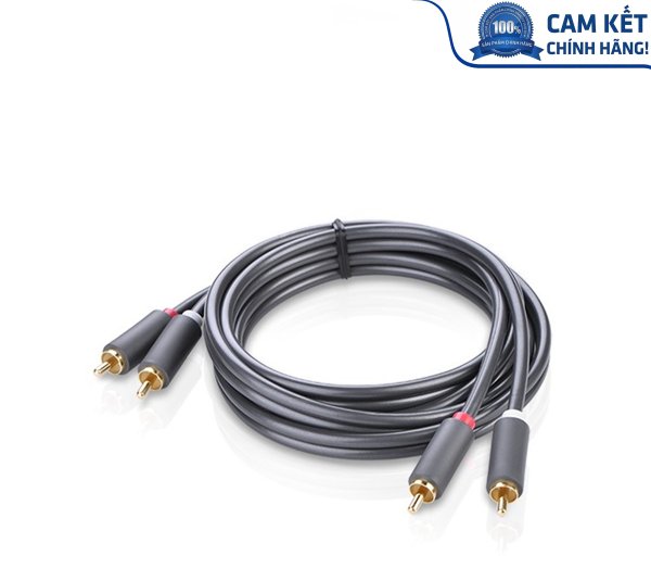 Cáp AV hoa sen 2 đầu RCA dài 5m chính hãng Ugreen 10520 Cao cấp