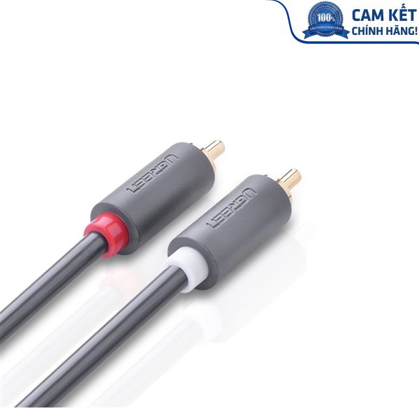 Cáp AV hoa sen 2 đầu RCA dài 5m chính hãng Ugreen 10520 Cao cấp