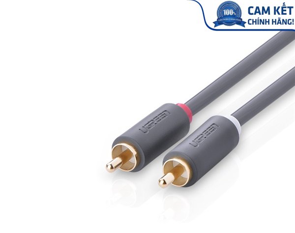 Cáp AV hoa sen 2 đầu RCA dài 5m chính hãng Ugreen 10520 Cao cấp