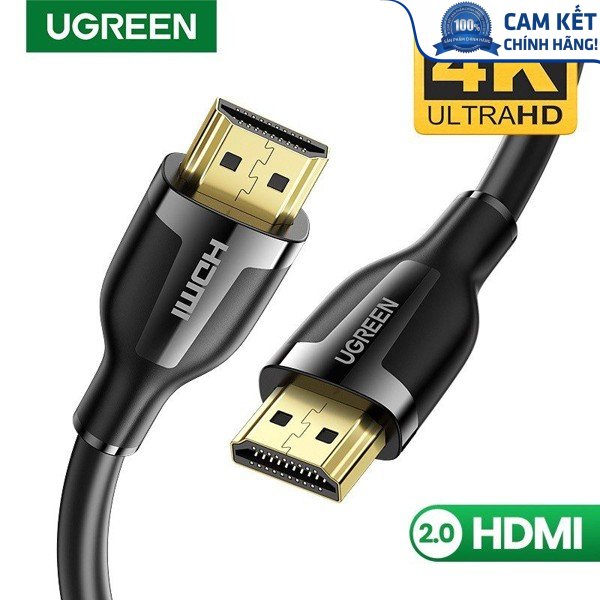 Cáp HDMI 2.0 dài 2m hỗ trợ hỗ trợ độ phân giải 4K@60Hz Ugreen 35174 cao cấp