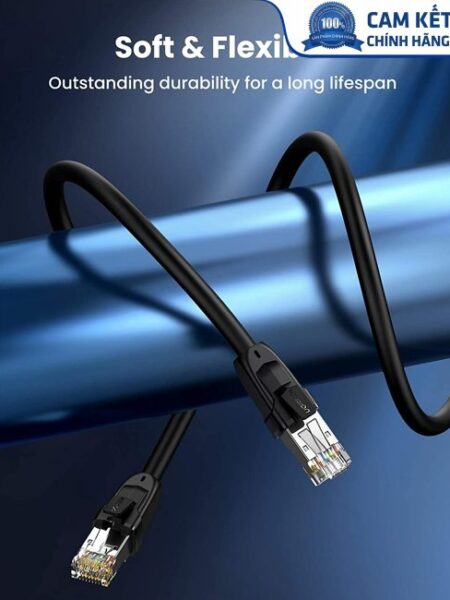 Cáp mạng Cat8 đúc sẵn dài 2M 24AWG Class S/FTP Ugreen 70329 cao cấp