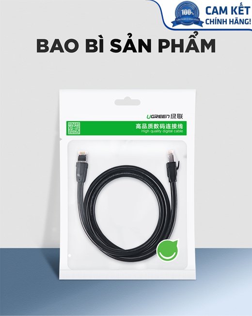 Cáp mạng Cat8 đúc sẵn dài 5M 24AWG Class S/FTP Ugreen 70172 cao cấp