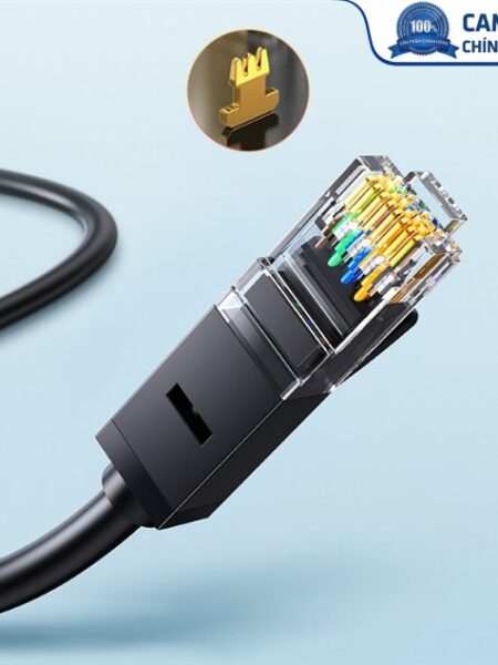 Cáp mạng đúc sẵn Cat6 tròn dài 50m chính hãng Ugreen 20170 cao cấp
