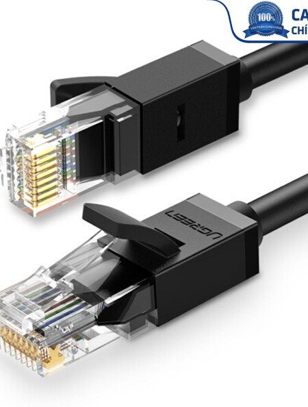 Cáp mạng đúc sẵn CAT6 UTP 26AWG tròn dài 8m Ugreen 20163