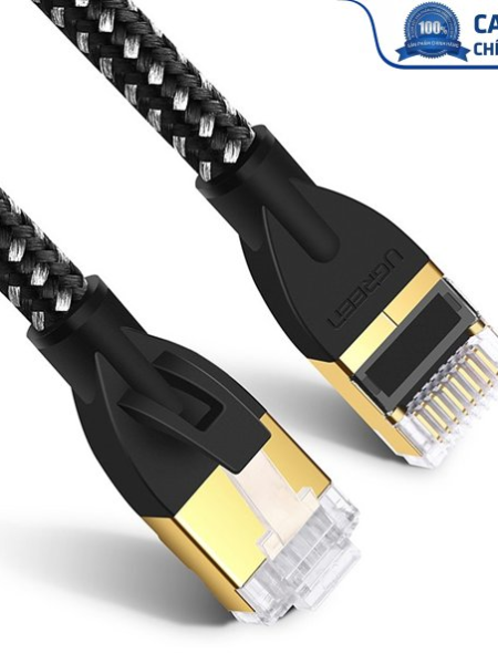 Cáp mạng đúc sẵn Cat6a bọc dù dài 5m chính hãng Ugreen 50354 cao cấp
