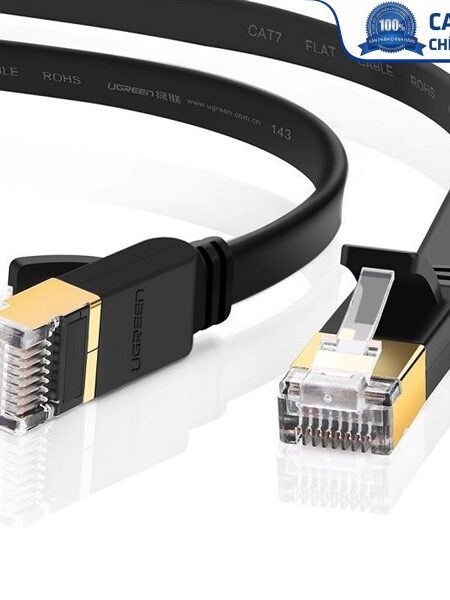 Cáp mạng đúc sẵn Cat7 dài 15m dẹt chính hãng Ugreen 11266 Cao cấp