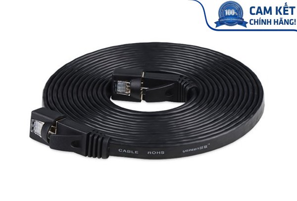 Cáp mạng đúc sẵn Cat7 dài 20m dẹt chính hãng Ugreen 11267 Cao cấp