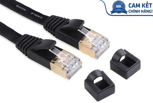 Cáp mạng đúc sẵn Cat7 dài 3m dẹt chính hãng Ugreen 11262 Cao cấp