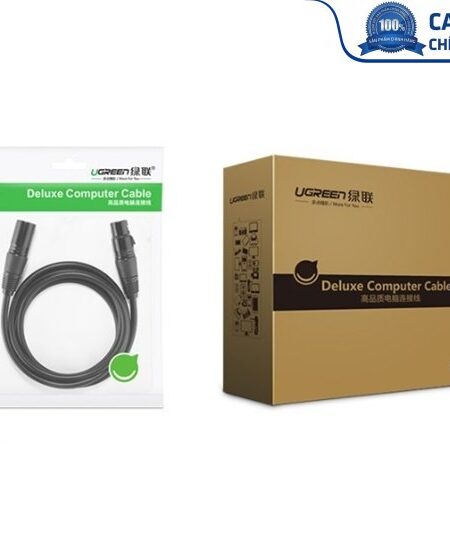 Cáp nối dài Microphone XLR 2m chính hãng Ugreen 20710 cao cấp