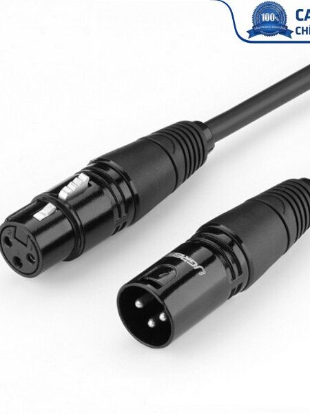 Cáp nối dài Microphone XLR 3m chính hãng Ugreen 20711 cao cấp