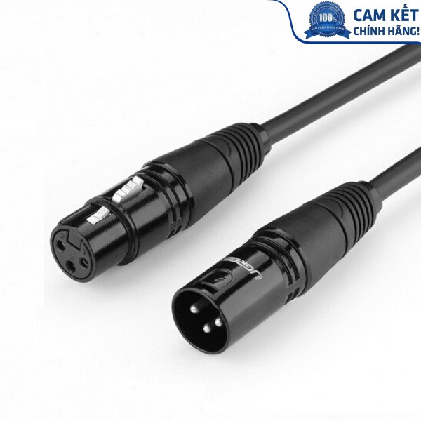 Cáp nối dài Microphone XLR 5m chính hãng Ugreen 20712 cao cấp